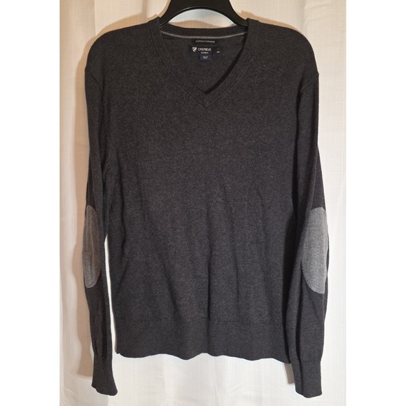 Daniel Cremieux Other - Cremieux Men's Charcoal Gray V-Neck Cozy Business Casual Cashmere Sweater Small